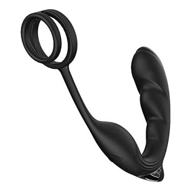 Imagem de Vibrador Massageador de Próstata com Anel Peniano Noel-RCT S-hande 9 Vibrações