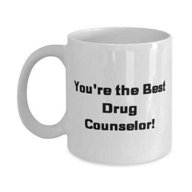 Imagem de Cute Drug Counselor Gifts, You're the Best Drug Counselor!, Holiday 325 ml Caneca para conselheiro de drogas
