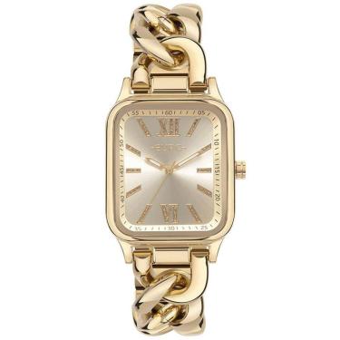 Imagem de Relógio Euro Feminino Ref: Eu2035yuf/4d Bracelete Retangular Dourado