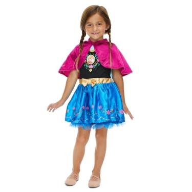 Imagem de Disney Vestido de pele Frozen Princesa Anna para meninas 6