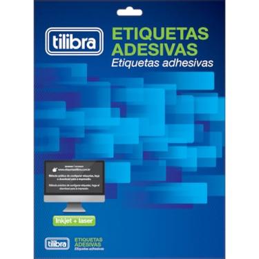 Imagem de Tilibra - Etiqueta Adesiva Inkjet/Laser Carta 279, 4 x215.9 mm, 10 Unidades