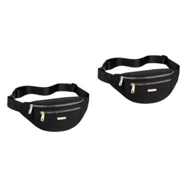 Imagem de KESYOO 2 Unidades bolsa de cintura feminina faixas para mulheres bolsa de cintura de viagem bolsa transversal bolsa mensageiro bolsa de peito de ombro único bolsa de peito na moda celular