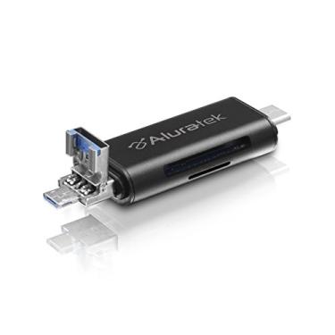 Imagem de Aluratek Leitor de cartão USB 3.1 tipo C OTG (AUCRC300F)
