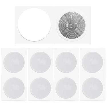 Imagem de Gialer 50 adesivos NFC NTAG215 NTAG 215 25 mm NFC etiquetas cartão funciona com TagMo (Android) e Placiibo (iOS) e todas as aplicações NFC