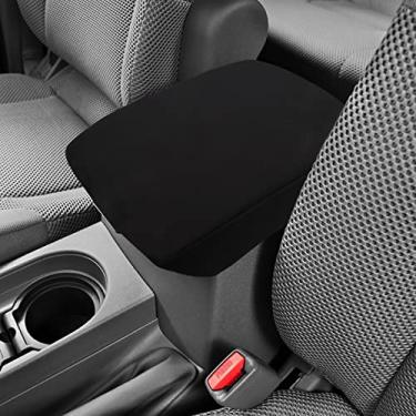 Imagem de INTGET Capa de apoio de braço para console central para acessórios Nissan Frontier 2005-2021 2005-2015 Nissan Xterra acessórios couro protetor de descanso do braço médio tampa da tampa do console
