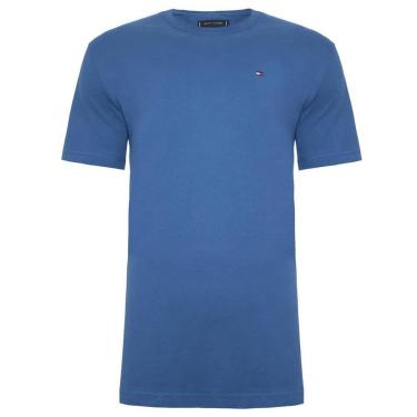 Imagem de Camiseta Tommy Hilfiger Wcc Essential Cotton Tee Azul-Masculino