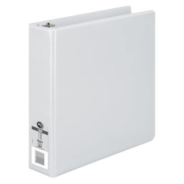 Imagem de Wilson Jones Fichário de 3 anéis de 5 cm, fichário básico de anel redondo, branco (W362-44W)