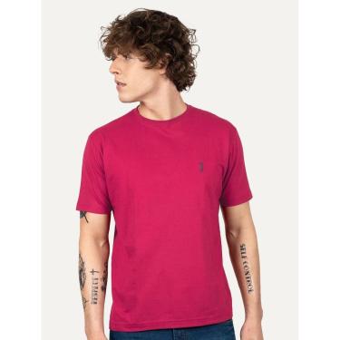 Imagem de Camiseta Aleatory Masculina Navy Icon Rosa Cerise-Masculino