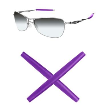 Imagem de Meias de substituição da Mryok para óculos de sol Oakley Crosshair S – Opções, Roxa, One Size