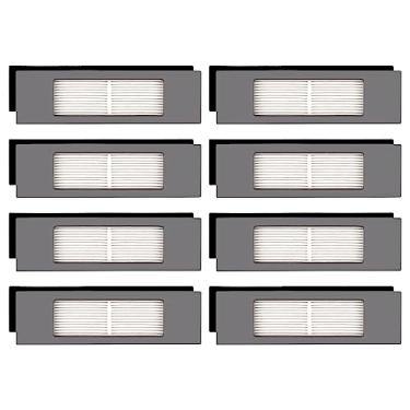 Imagem de (8 peças) Filtro HEPA N10 para Ecovacs DEEBOT OZMO N10 N10 Plus 920 950 T8 AIVI Max T9 T5 N5 N7 N8+ N8 Pro Plus DX55 DX93 DJ65 Robot Vacuum, filtros acessórios, filtros de vasilha