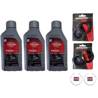 Imagem de Kit Retentor Bengala, Guarda Pó, Trava, Oleo Xre 300 Tornado - VEDAMOT