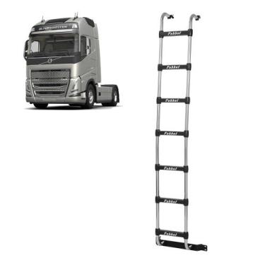 Imagem de Estribo Traseiro para Volvo FH 2017/2018 XL 7 Degrau Cromado - Fabbof