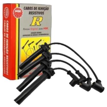 Imagem de Kit Cabo De Vela Ignição Original Ngk Fiat Linea 1.9 16v