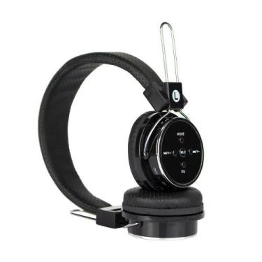 Imagem de Fone De Ouvido Headphone On-Ear Bluetooth Rádio Com Controle Ajustável