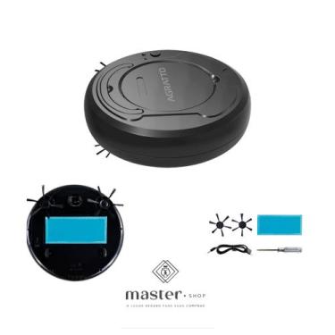 Imagem de Aspirador de Pó Robô_USB_Aspira_Varre_Limpa_Agratto - Bivolt, 3.7W (BI