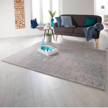 Imagem de Tapete Mira Shag Cinza 200x150cm Macio Confortável e Ideal para Decoração Aconchegante e Elegante de Sala e Quarto