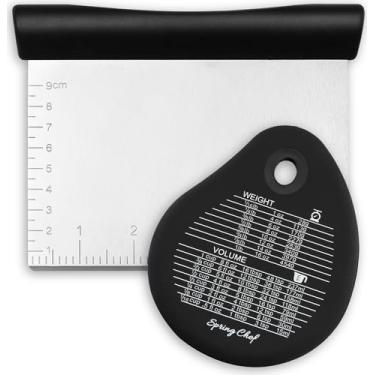 Imagem de Spring Chef Stainless Steel Pastry Scraper / Bench Scraper Chopper, Best As And