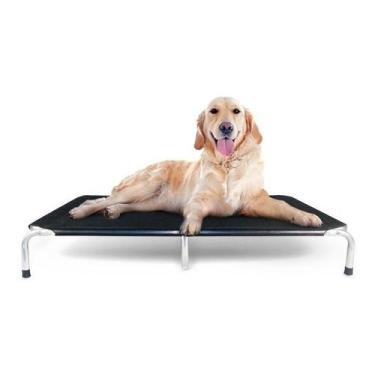 Imagem de Cama Caminha Cachorros Grande Pet Tamanho GG Suspensa Alumínio - Mec g