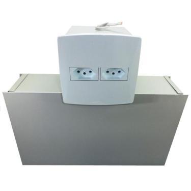 Imagem de Cofre tomada secreta tam. grande com gaveta interna e fundo falso - Co