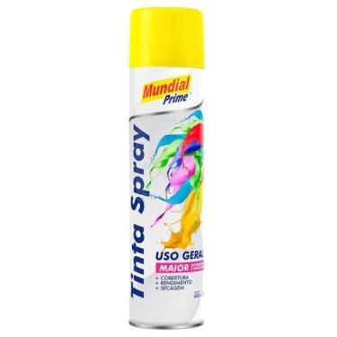 Imagem de Tinta Spray 400ml Uso Geral Amarelo Mundial Prime