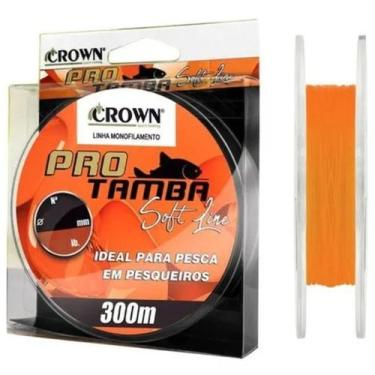 Imagem de Linha Pro Tamba Monofilamento Crown Laranja 0,33 22Ib 300M
