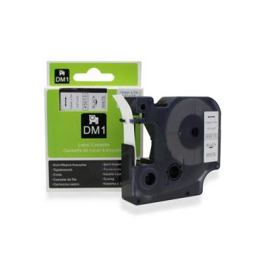 Imagem de Fita Refil Compatível D1 45013 Branca 12mm para Rotulador Dymo Label M