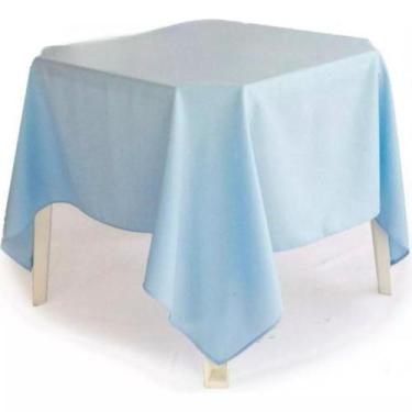 Imagem de Toalha de Mesa Tecido Oxford Quadrada 1,50m x 1,50m - HD Enxovais, Azu