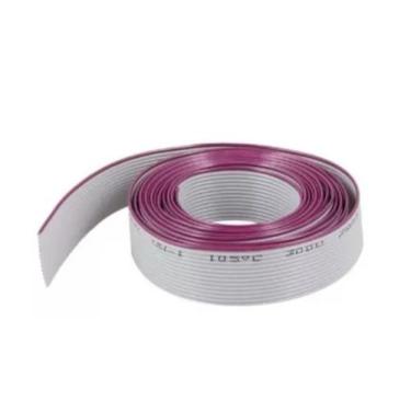 Imagem de 5 Mts Cabo Flat Cinza 26 Vias 28awg +10 Conectores Latch Fem - Zx