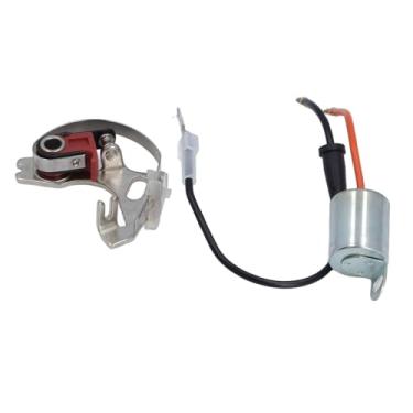 Imagem de Pontos Distribuidores e Conjunto de Condensador, Kit de Ignição de Ponto e Condensador Metal ABS Pontos Distribuidores de Ignição e Conjunto de Condensador para Lucas Tipo 43D4