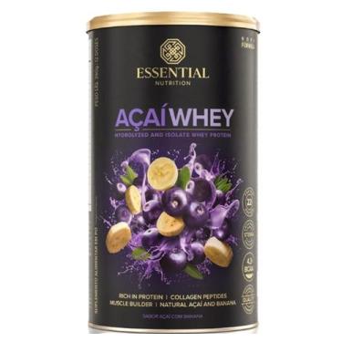 Imagem de Açaí Whey Protein Iso Hidro 360g Essential Nutrition, Açaí
