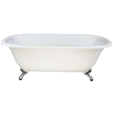 Imagem de Banheira Paola Vitoriana Imersão Classica branca 175x79x63 Sem hidroma