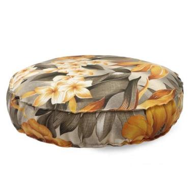 Imagem de Almofada Futton Turco Redonda 45x45cm Wendy Laranja - FASTLAR