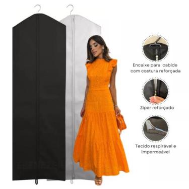 Imagem de Capa Vestido LONGO Madrinha Noiva Beca Antimofo Proteção - Pack Master