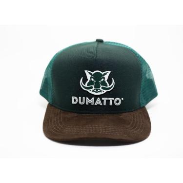 Imagem de Boné dumatto verde musgo aba camurça