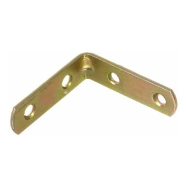 Imagem de 5o unidades Cantoneira Para Moveis Bicromatizadas 1.1/2 Polegadas - co