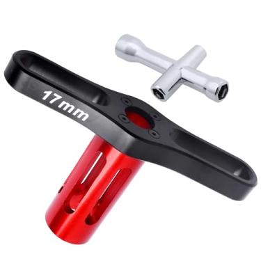 Imagem de Hobbyfire 17mm Wheel Hex Hub Wrench RC Repair Tools for 1/8 1/10 Scale Off-Road Vehicles, Trucks, Buggies, Rock Crawlers, Touring, and Drift Cars