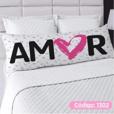 Imagem de Capa De Travesseiro De Corpo Fronha Xuxão Ziper Personalizado 1.25x0.4