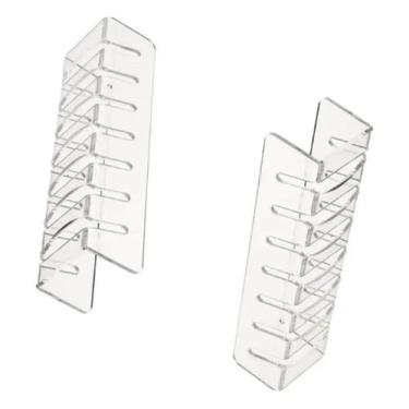 Imagem de Suporte Organizador de Bonés em Acrilico Slim Expositor Para até 7 Bon