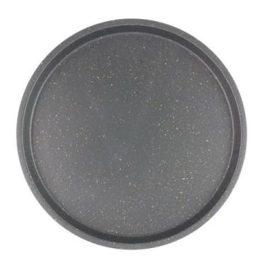 Imagem de Assadeira para Pizza Mimo ASS23380 Aço Carbono Preto - Mimo Style