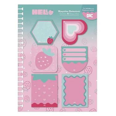 Imagem de Bloco de Anotações Caderno Smart Universitario Hello DAC Post It Papel