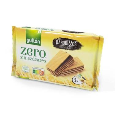 Imagem de Wafer Chocolate Sem Açúcar 32% Chocolate Gullón 180g  - Importado Espa