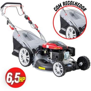 Imagem de Cortador De Grama Nakashi LR225TE A Gasolina 4T 6,5HP 196cc Rodas Com 