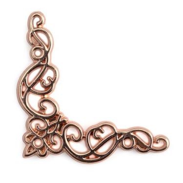 Imagem de Cantoneira Celta Grande 4 Peças Acabamento Decoração Caixas Bandejas E