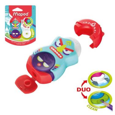 Imagem de Apontador Maped Loopy Totem + Borracha + Refil, Verde