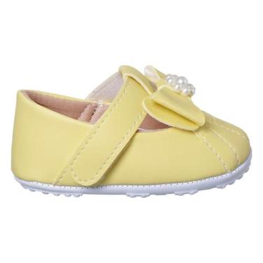 Imagem de Sapatinho Menina Bebe Recem Nascido Primeiros Passos Conforto e Qualid