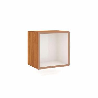 Imagem de Nicho Quadrado 100% Mdf Basic Tb155 Freijó/Off White - Dalla Costa