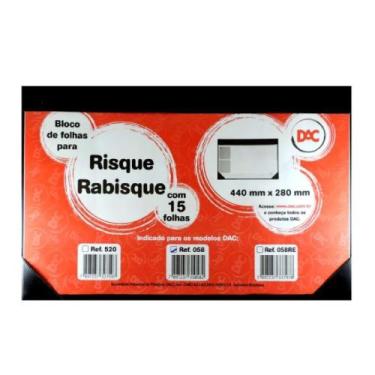 Imagem de Risque e rabisque  A3 (440mmx280mm) com 15 folhas - DAC