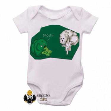 Imagem de body nenê criança roupa bebê  Brócolis Ghost - Empório Dutra, P   ( 0-