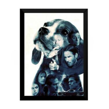 Imagem de Poster Moldurado O Cachorro De John Wick Arte Quadro - Fanarte
