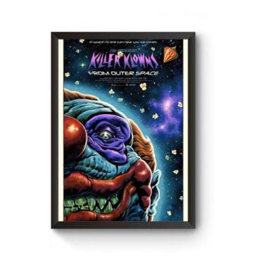 Imagem de Poster Moldurado Palhaços Assassinos Quadro - Fanarte